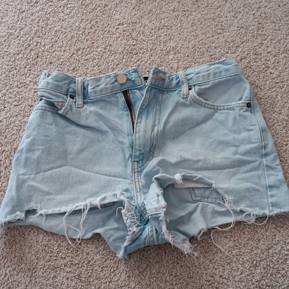 Denim shorts